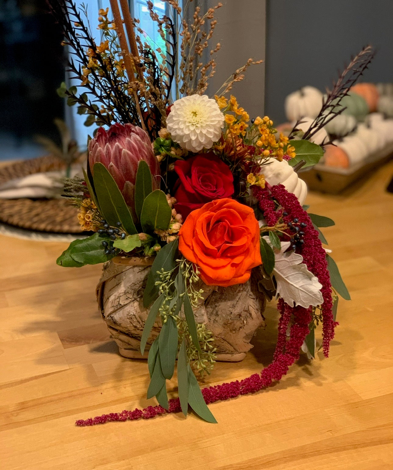 Thanksgiving Blooms Box | Autumn Flower Arrangement