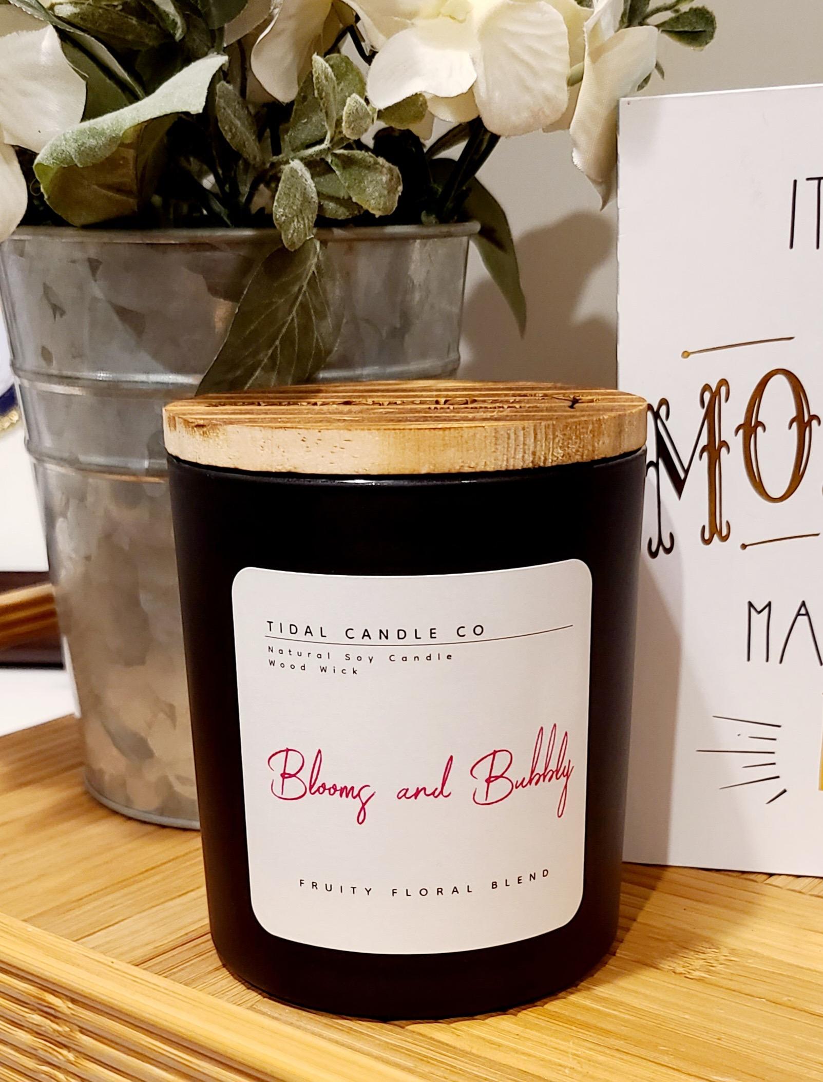 Blooms and Bubbly - Tidal Candle image 0