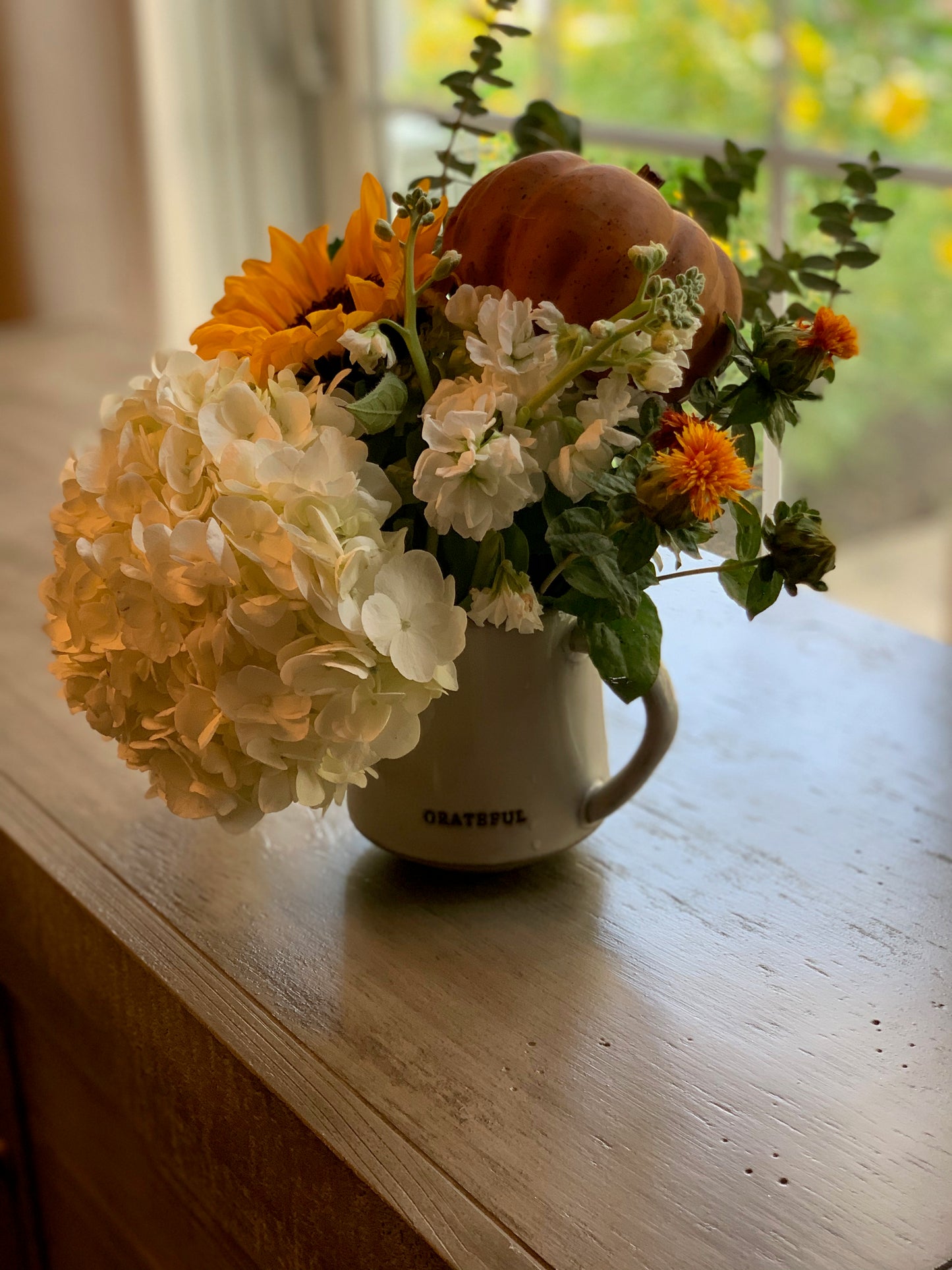 Thanksgiving Flower Mug | Cozy Fall Gift